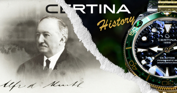 История часового бренда Certina